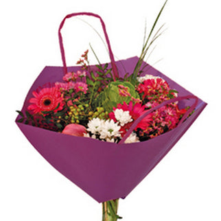 PLASA PENTRU BUCHET DE FLORI MOV 35x35cm