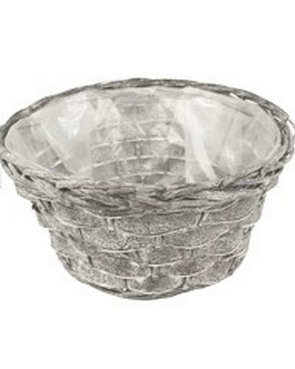 Cos manilla Ø28x14cm gri