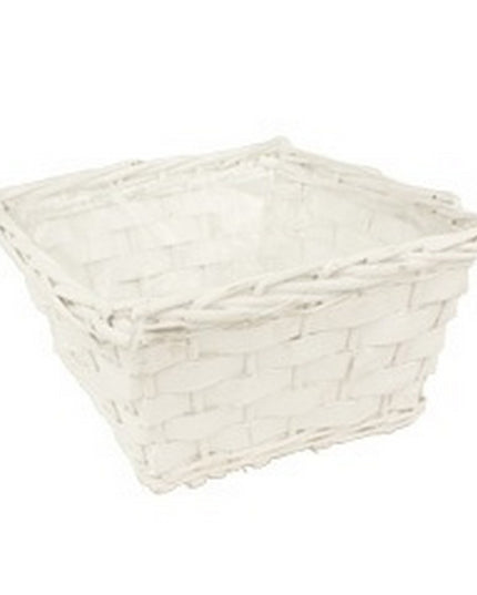 Cos manilla 24x24x14cm alb