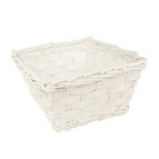 Cos manilla 24x24x14cm alb