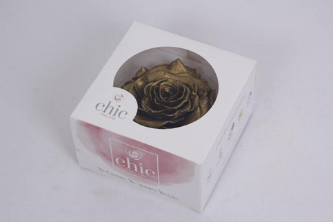 Trandafir criogenat Ø12cm bronze metallic