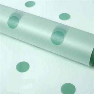 Ambalaj waterproof 60x60cm fond verde buline verzi