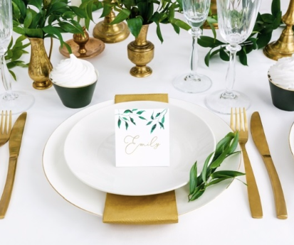 Decor card masa 7x7.5cm S/25