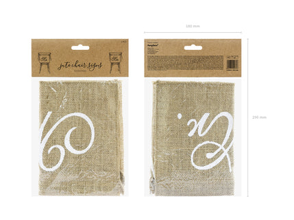 Decoratiune pentru scaun Mr si Mrs