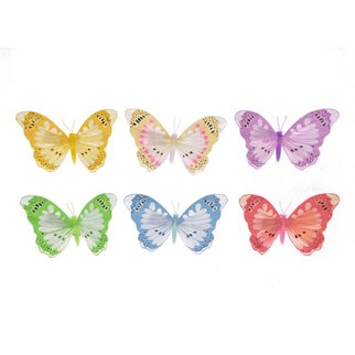 Fluture s/6 clama mix color