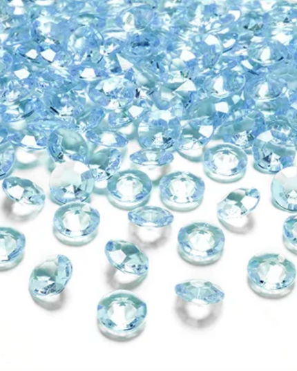 Confetti diamond S/100 albastru