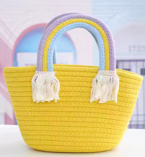 Cos flowers rainbow galben