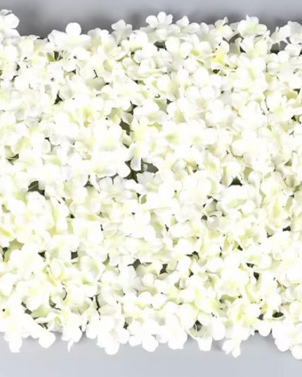 Panou flori artificiale alb 60x40cm