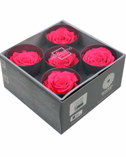 Trandafir criogenat Ø7cm roz intens