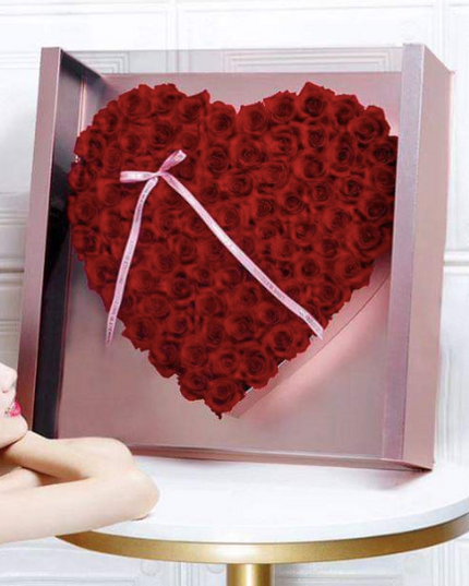 Cutie flori S1.75 "101 Trandafiri" rose