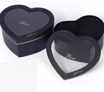 Set 3 cutii flori S3.89 negru "101 Trandafiri"