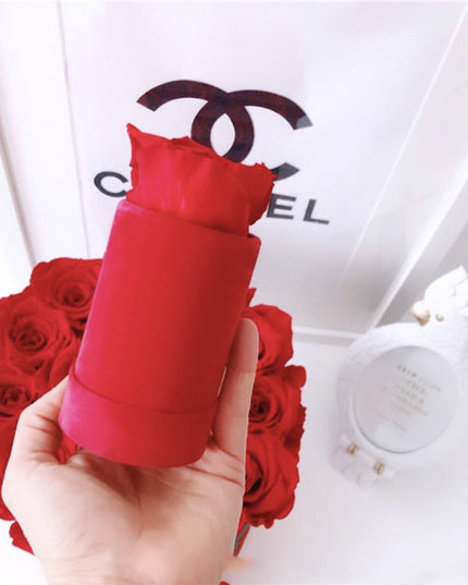 Cutie flori S1.72 catifea rosu