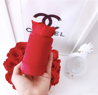 Cutie flori S1.72 catifea rosu