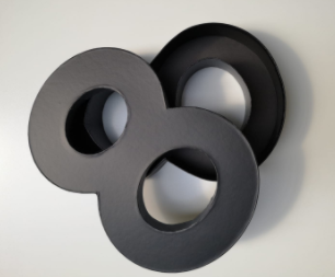 Cutie flori cifra 8 negru