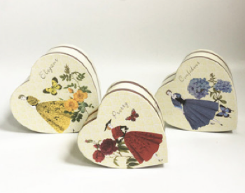 Set 3 cutii flori S3.81 galben