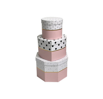 Set 3 cutii flori S3.80 roz