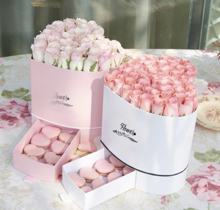 Cutie flori S1.23 alb