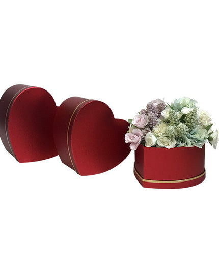 Set 3 cutii flori S3.101 rosu