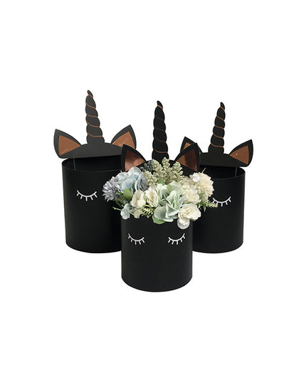 Set 3 cutii flori S3.131 negru