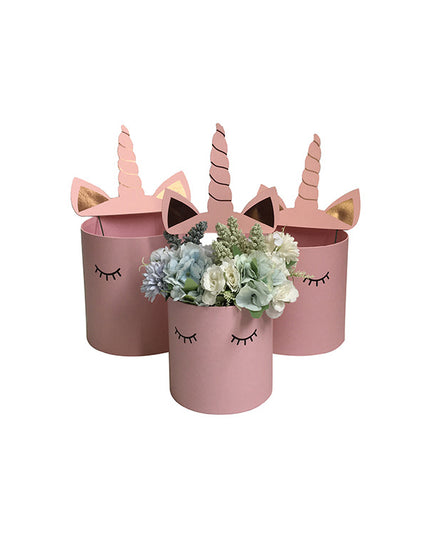 Set 3 cutii flori S3.131 roz