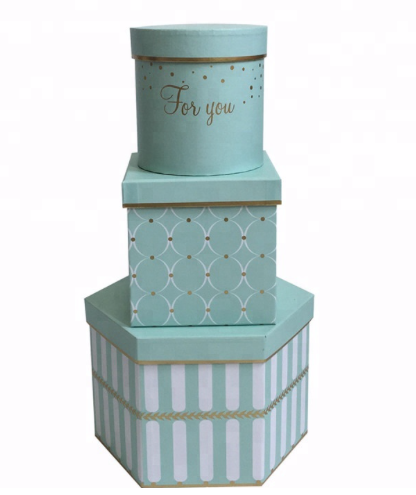 Set 3 cutii flori S3.43 MIX verde