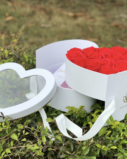 Cutie flori S1.17 alb