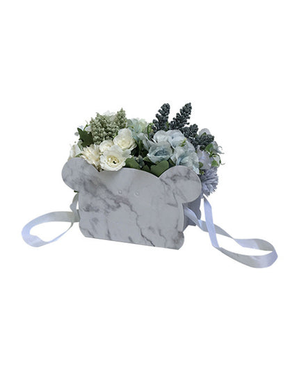 Cutie flori S1.81 marlbe alb