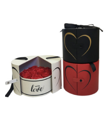 CUTIE FLORI INIMA S1.56 ROSU