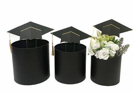 Set 3 cutii flori S3.9 toca negru