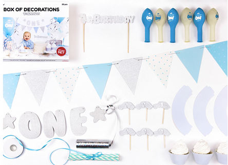 Decoratiuni petrecere 1 an Baieti S/33