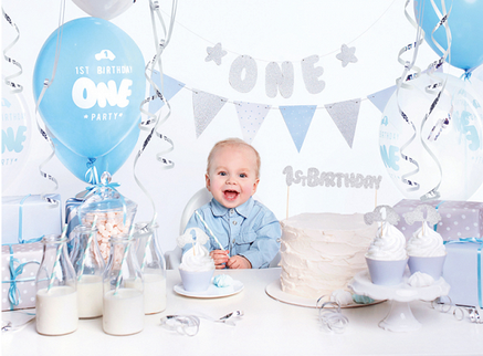 Decoratiuni petrecere 1 an Baieti S/33