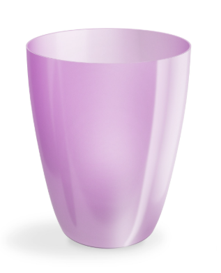 Ghiveci plastic aga storczyk Ø12cm mov deschis transparent