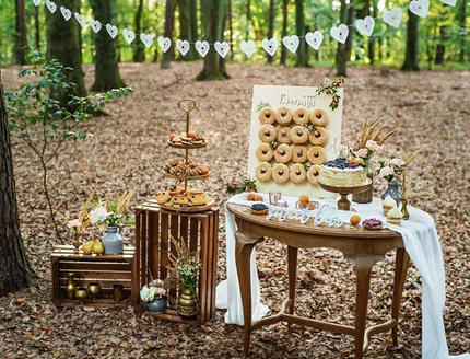 Suport pentru gogosi/donuts din lemn