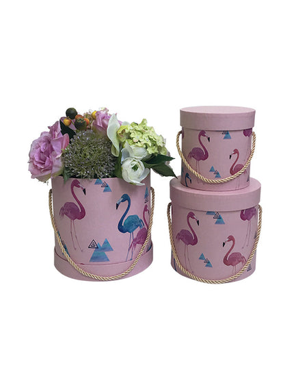 Set 3 cutii flori S3.28 roz