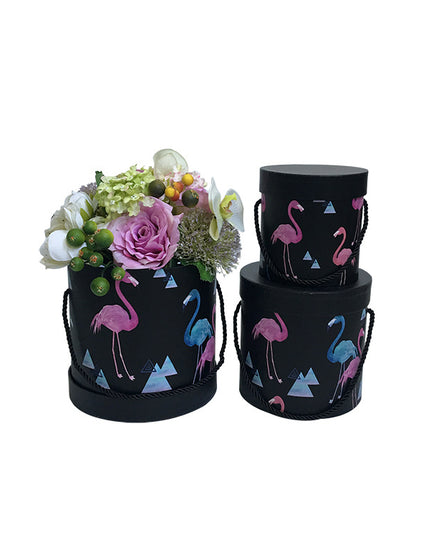 Set 3 cutii flori S3.28 negru