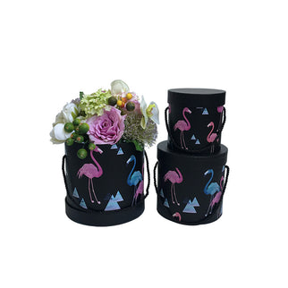 Set 3 cutii flori S3.28 negru