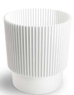 Ghiveci plastic Elsa Ø15cm alb