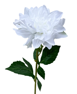Dalie artificiala (1 floare) alba