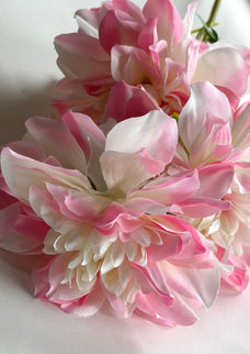 Dalie artificiala (3 flori) roz