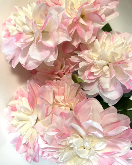 Dalie artificiala (7 flori) roz