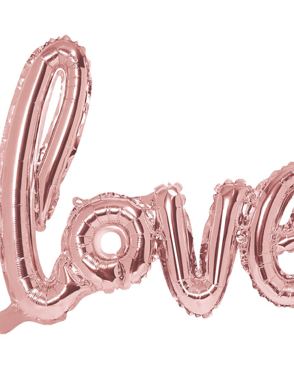 Balon love rose gold din folie 73x59cm