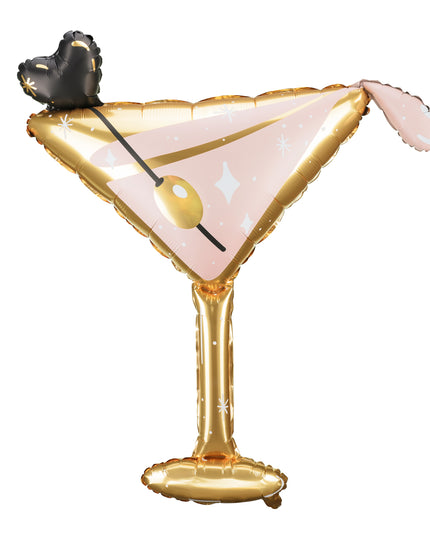 Balon pahar cocktail din folie 126x93cm