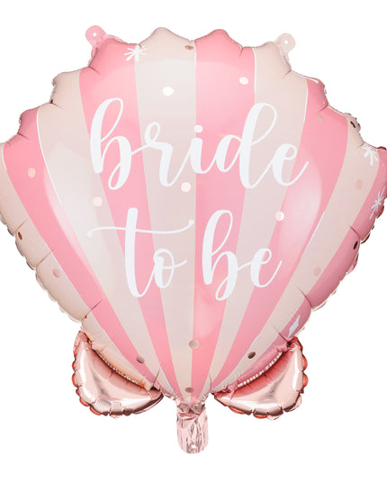 Balon scoica "Bride to be" din folie 52x50cm