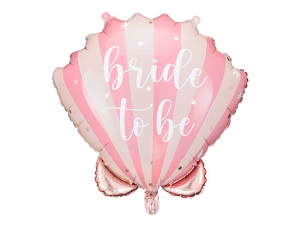 Balon scoica "Bride to be" din folie 52x50cm