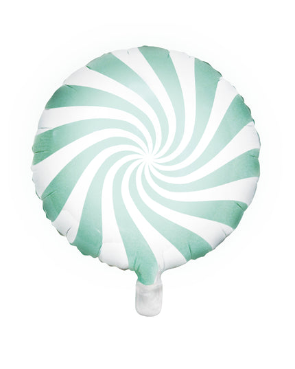 Balon Candy verde din folie 35cm