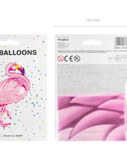 Balon flamingo din folie 70x95cm