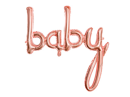Balon baby rose gold din folie 73.5x75.5cm