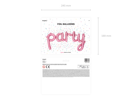 Balon party din folie 80x40cm