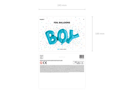 Balon BOY din folie 67x29cm