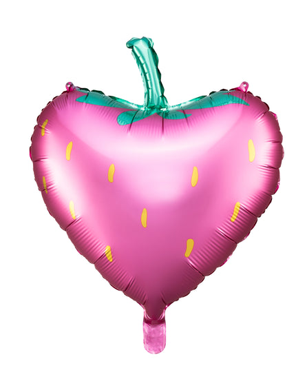 Balon capsuna din folie 42x45cm